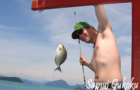 サムイ島で釣り　フィッシング